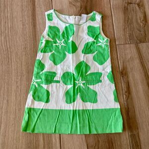 Zara Kids Girls Green Floral Sleeveless Dress Size 2-3 Years
